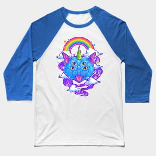 Unicorn Cat Baseball T-Shirt